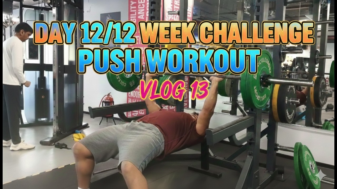 #dayz  12/ 12 WEEK CHALLENGE 🦍 💪 📈 ✅ PUSH WORKOUT