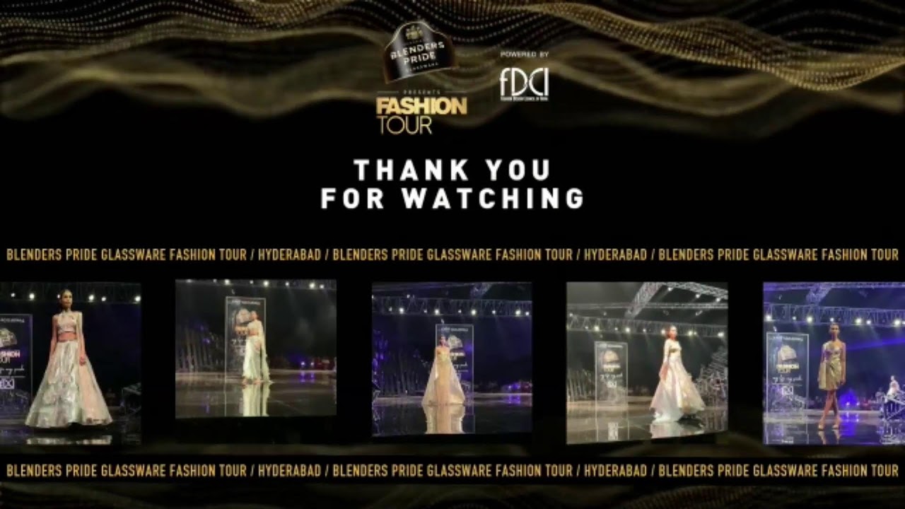 Blenders Pride Glassware Fashion Tour 2022 | Made for Sustainability | Hyderabad show live stream