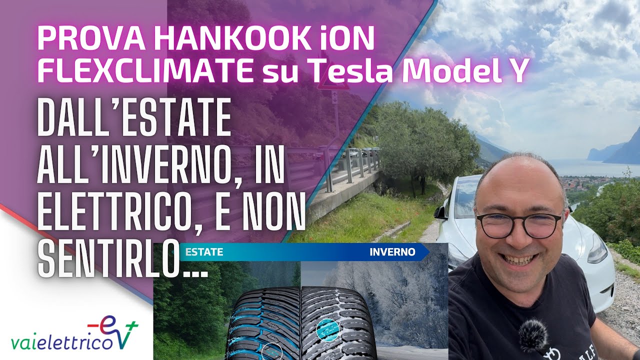 HANKOOK iON FlexClimate: uno PNEUMATICO (per auto ELETTRICHE) può essere PER SEMPRE? Test su Tesla Y