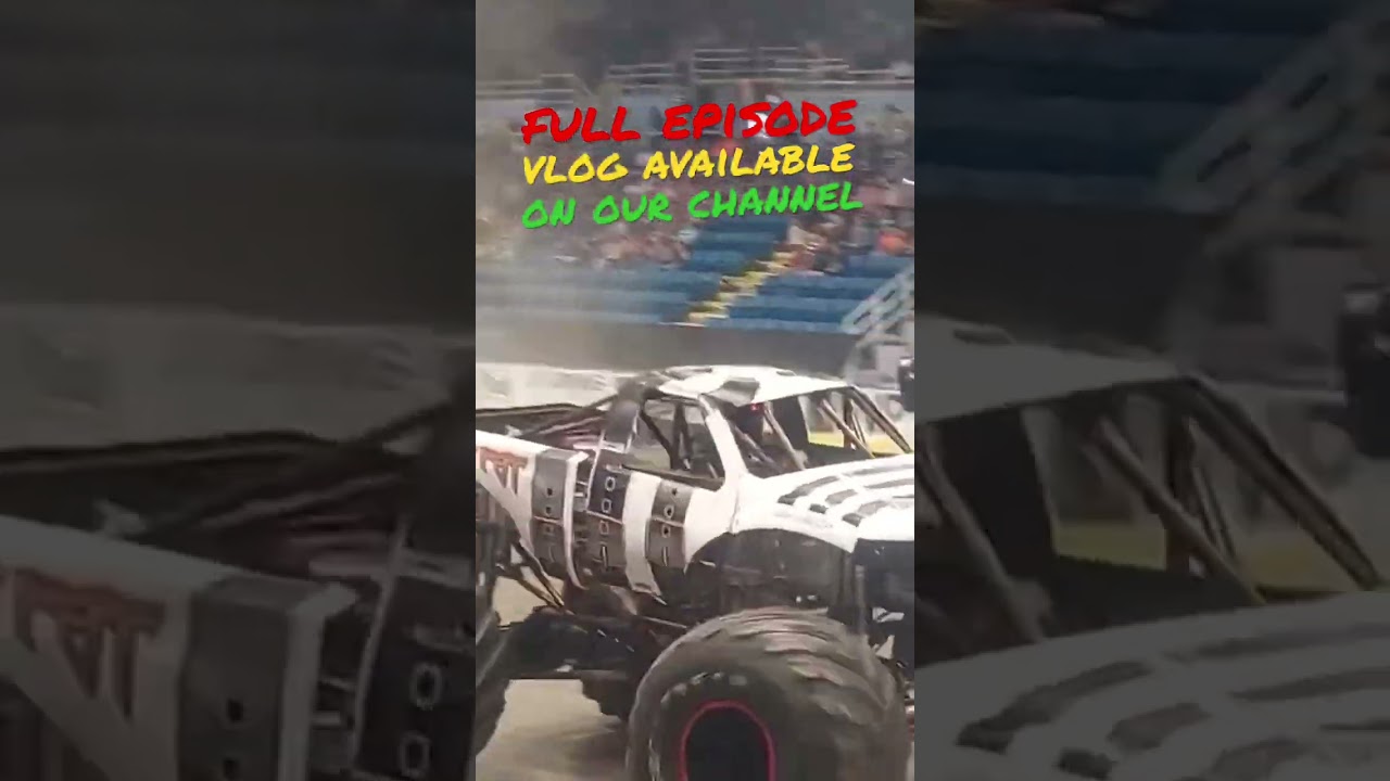 Monster truck madness 🔥 #shorts #monstertrucks #stuntshow #vlog