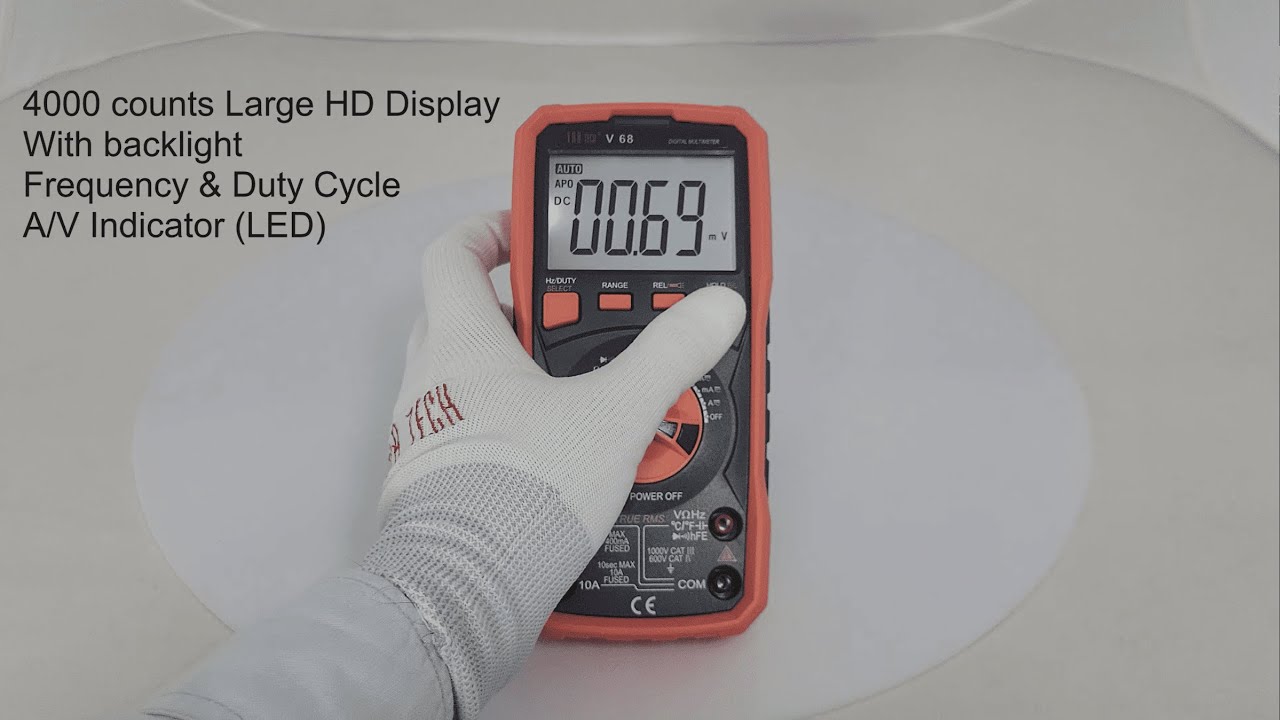 VAR TECH V 68 True RMS Auto ranging Digital multimeter | Heavy Duty Flagship DMM | Feature loaded
