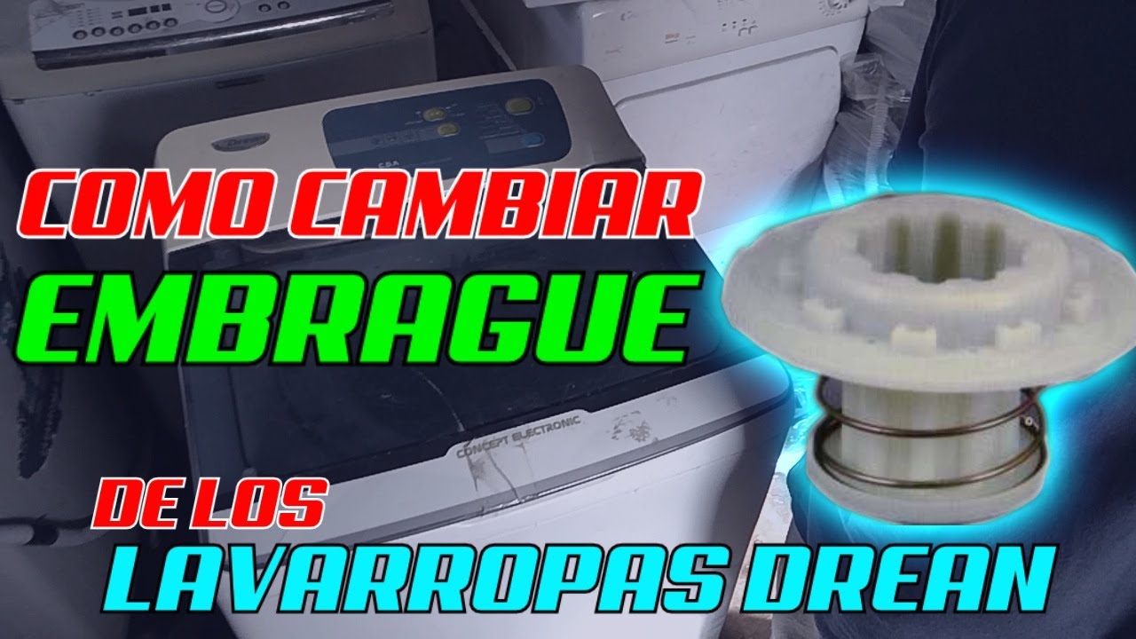 🔧Como Cambiar el EMBRAGUE de DREAN CONCEPT (ENGRANAJES de PLASTICO) #ComoRepararUnLavarropasDrean