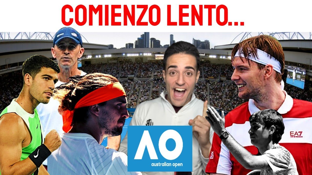 ALCARAZ CUMPLE Y DEFIENDE A SU ENTRENADOR 💪, BUBLIK ILUSIONA ✨ Y ZVEREV DUDA 🤔 | AO DÍA 1