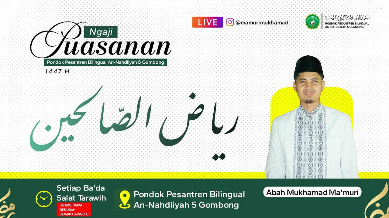 🛑Live Ngaji PUASANAN 