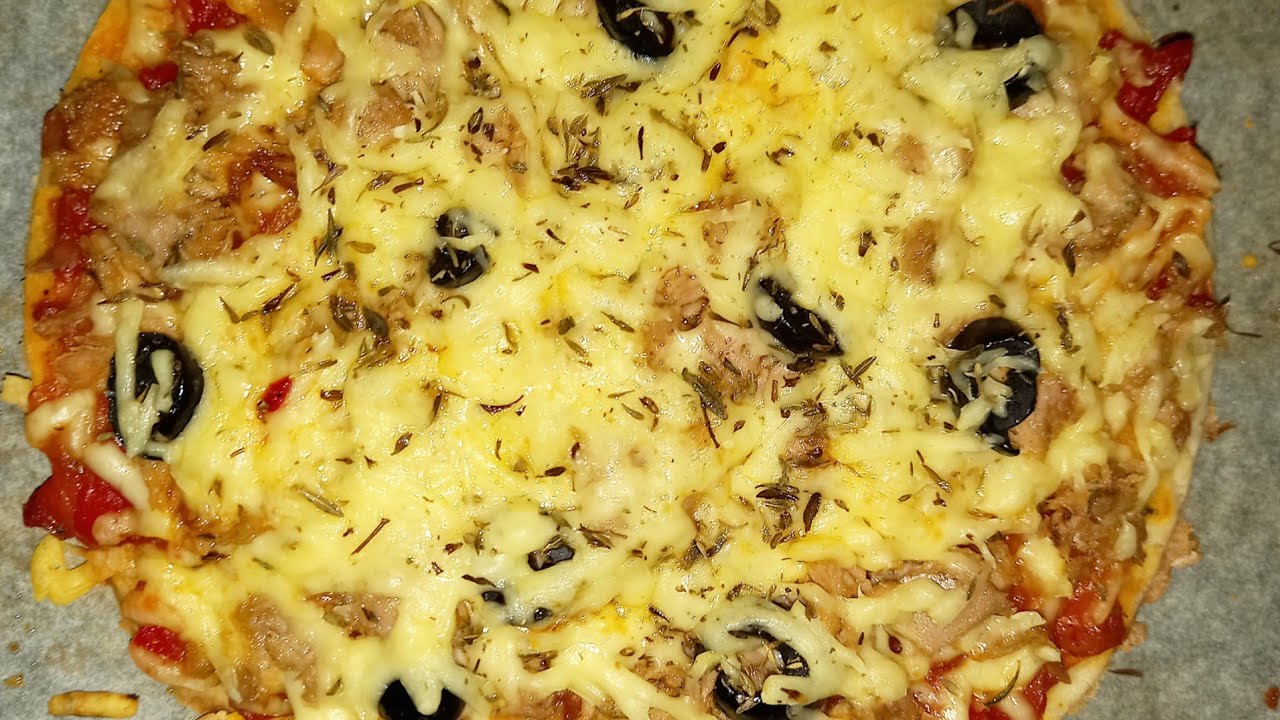 Pizza au thon🍕بيتزا بالتونة 