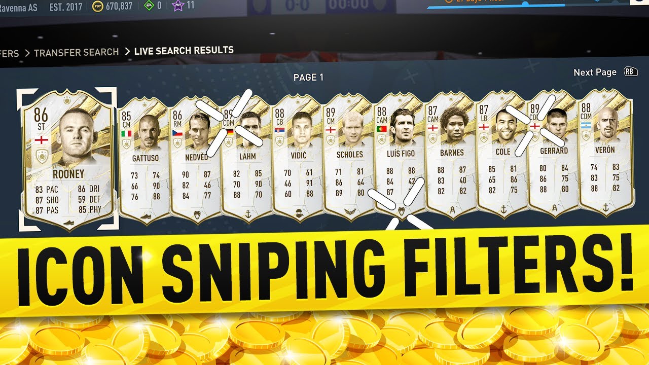 THE BEST ICON SNIPING FILTERS ON FIFA 23! FIFA 23 TRADING TIPS