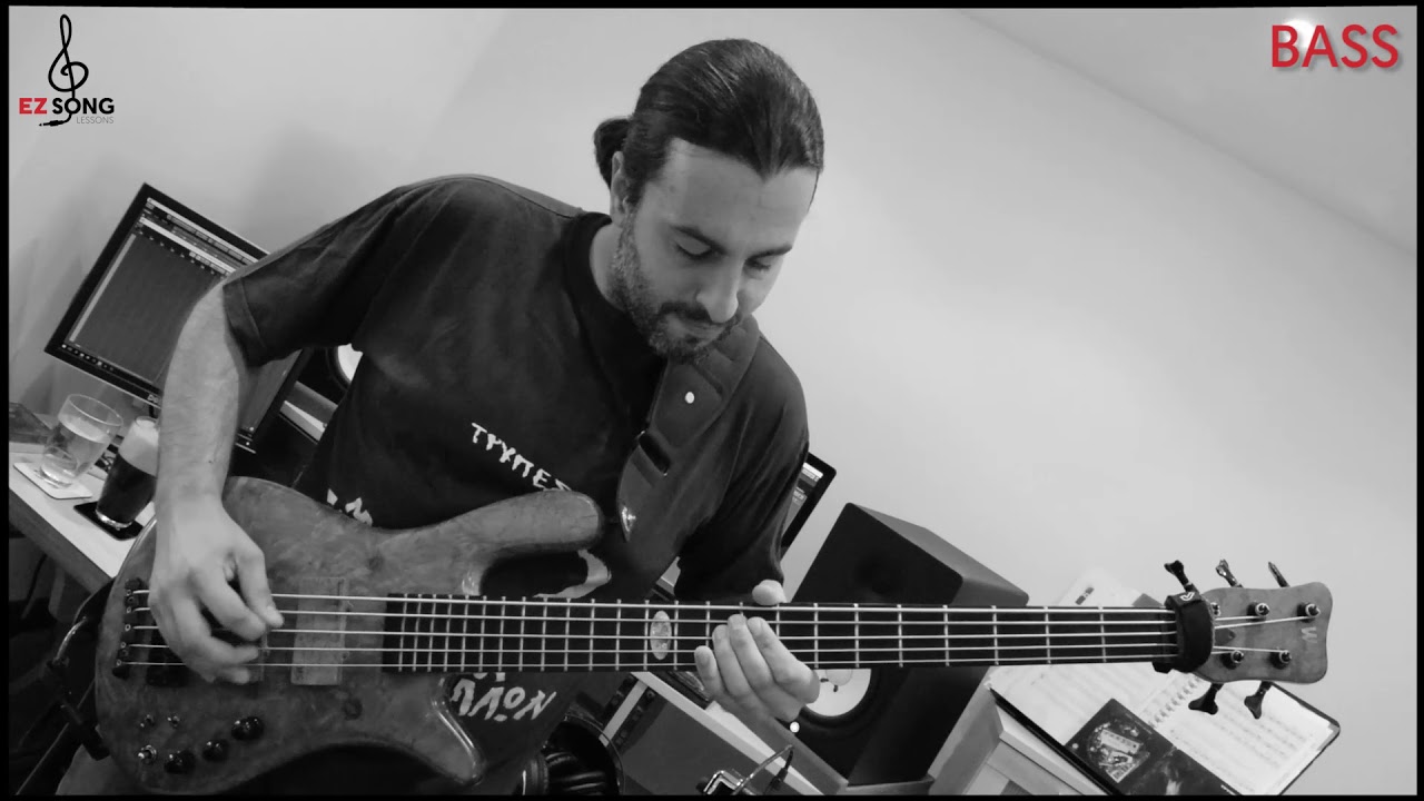 01. Χάρτινο Τσίρκο - Τρύπες [BASS Cover/Lesson With TAB/Score]