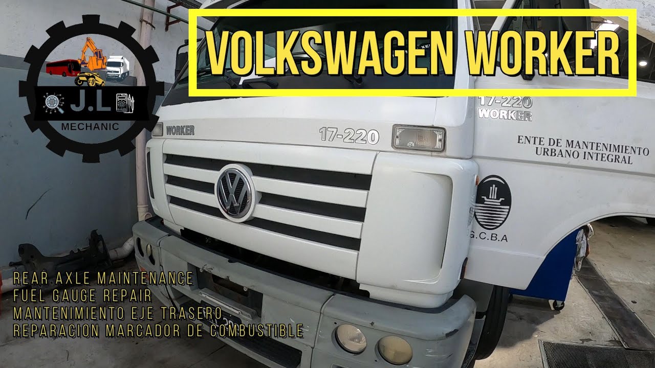 Volkswagen Worker Mantenimiento en el Eje trasero y Medidor de combustible