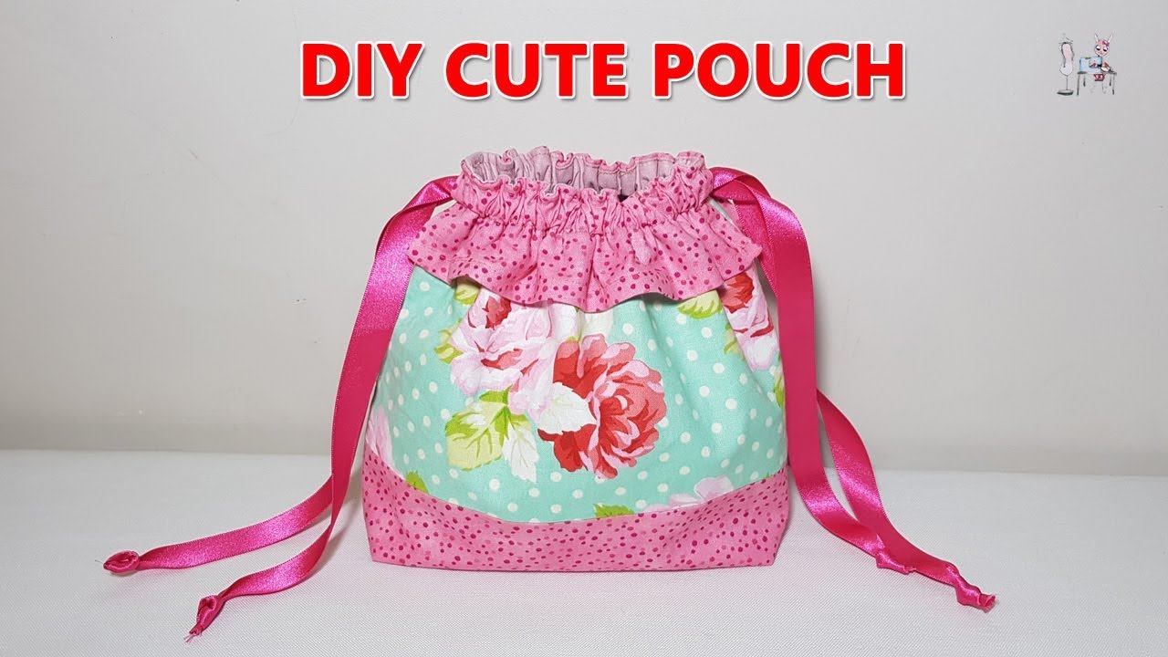 DRAWSTRING POUCH BAG |  DRAWSTRING BAG |  | BAG SEWING TUTORIAL