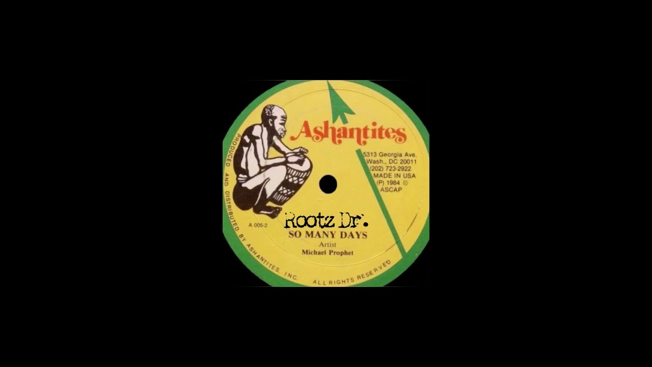 Michael Prophet - So Many Days + Version 12” Ashantites US 1984