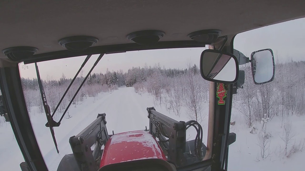 Metsätien linkousta. MIKÄ SIELÄ OIKEIN KOLISI ?!?! / CASE IH MXM 155 / KUNTO SUURTEHOLINKO.