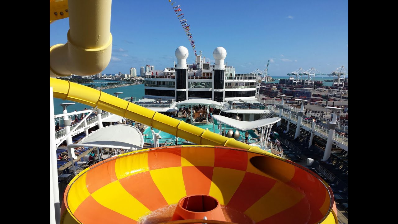 Norwegian Epic Waterslides POV
