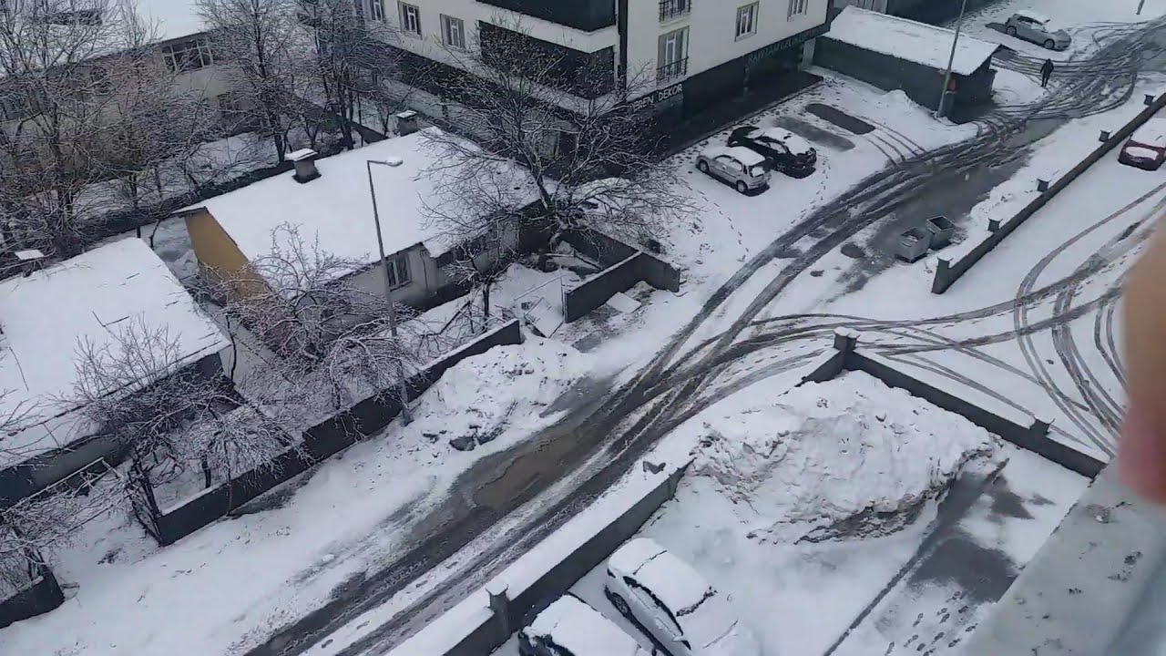 Bitlis'de Kar Yağışı Yeniden Başladı#1