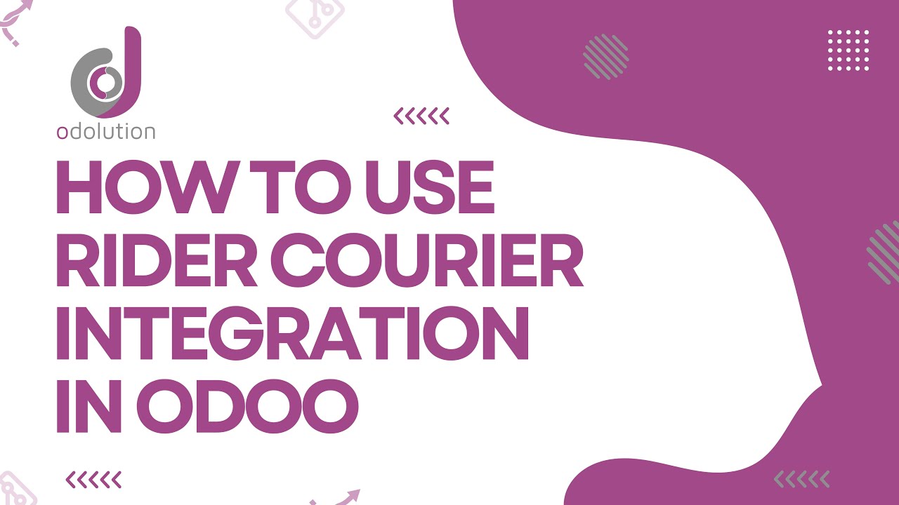 How to Use Rider Courier Integration in Odoo