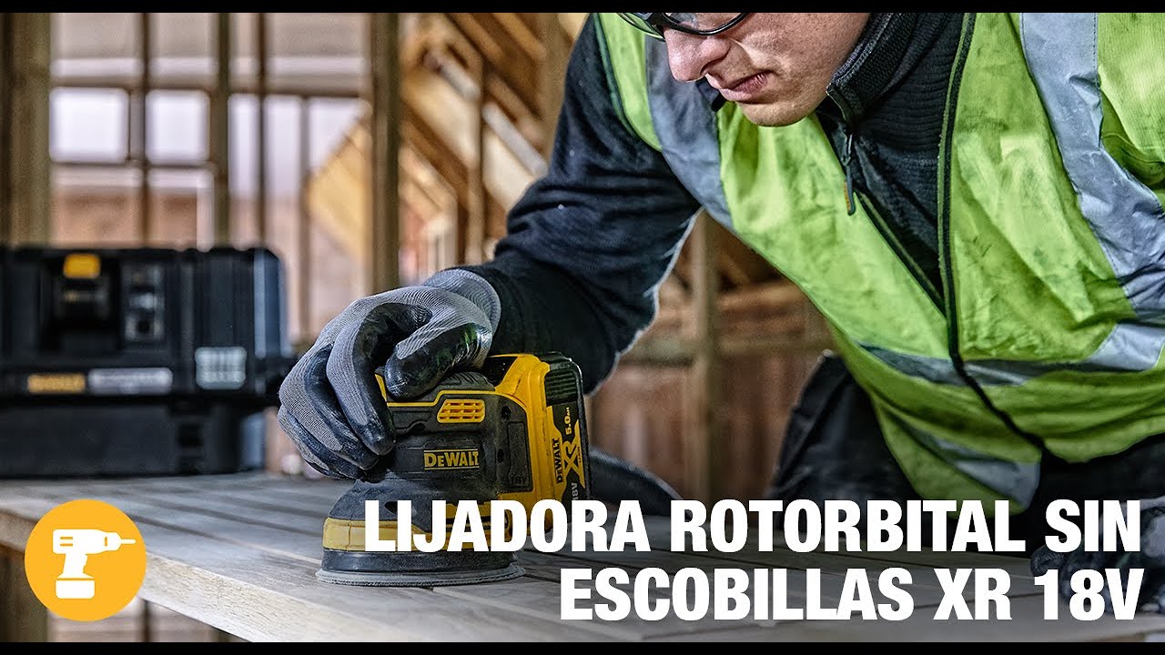 Lijadora Rotorbital sin escobillas XR 18V 5,0Ah| DEWALT