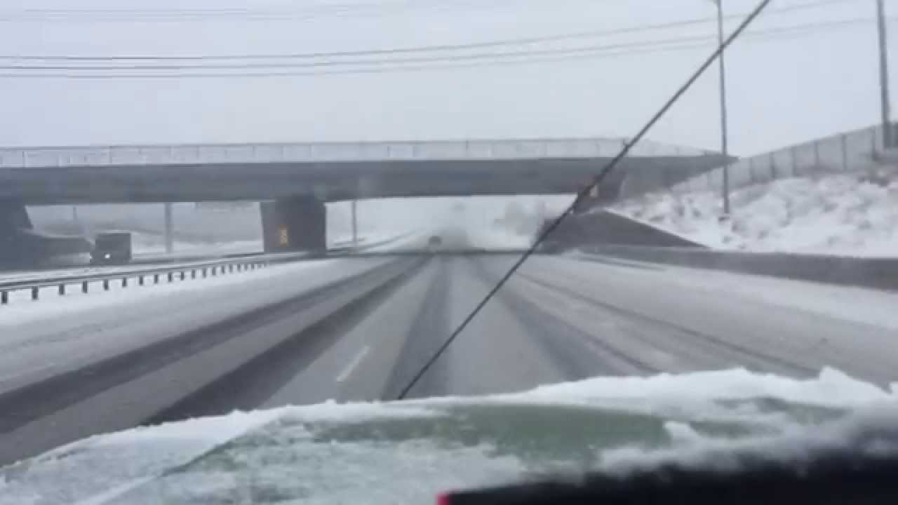 CUCV M1009 drive in the snow