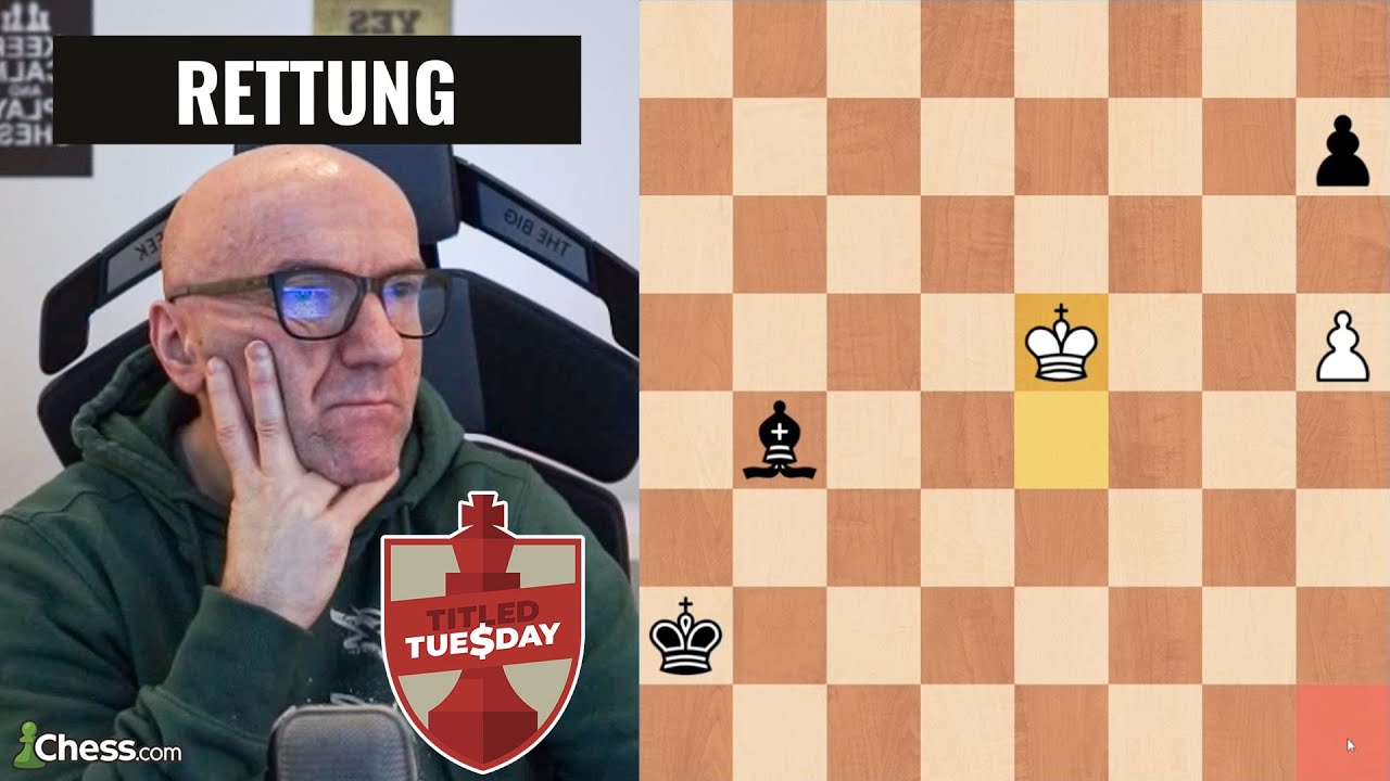 Fürchterliche Eröffnung aber dann gibt es eine wundersame Rettung im Endspiel