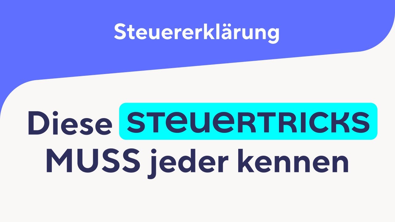 Diese 10 Steuertricks MUSS 2025 jeder kennen!