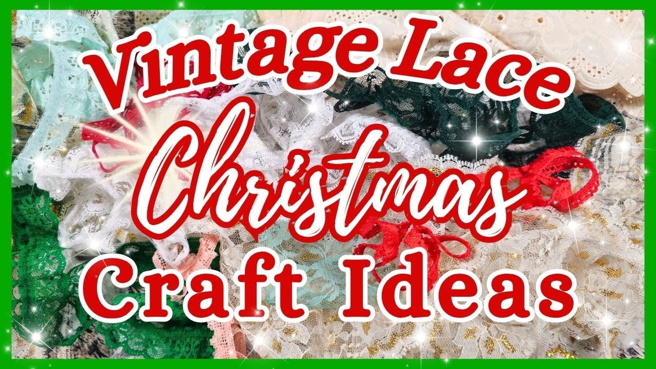 I Turned Old Vintage Lace Into AMAZING Christmas Crafts
