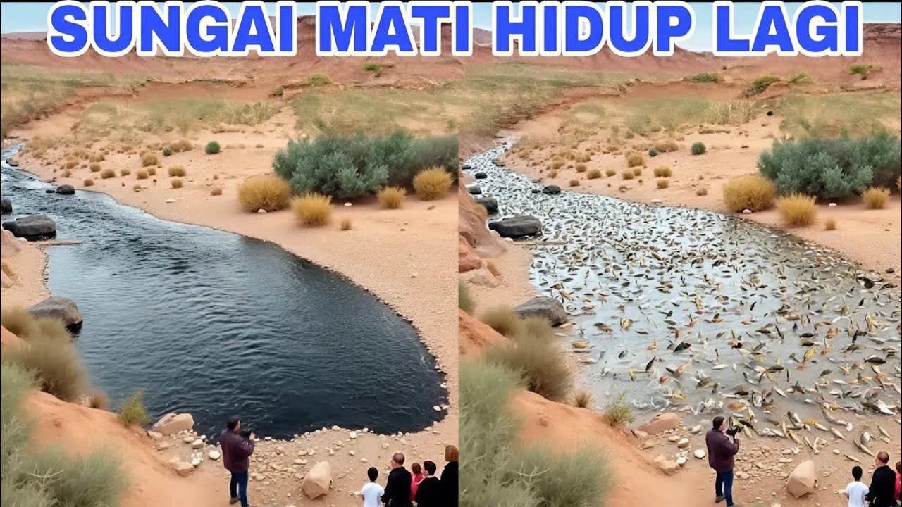 Israel Menyingkirkan Jutaan Ton Sampah dari Sungai Gurun yang Mati - Hasilnya Sungguh Luar Biasa!!