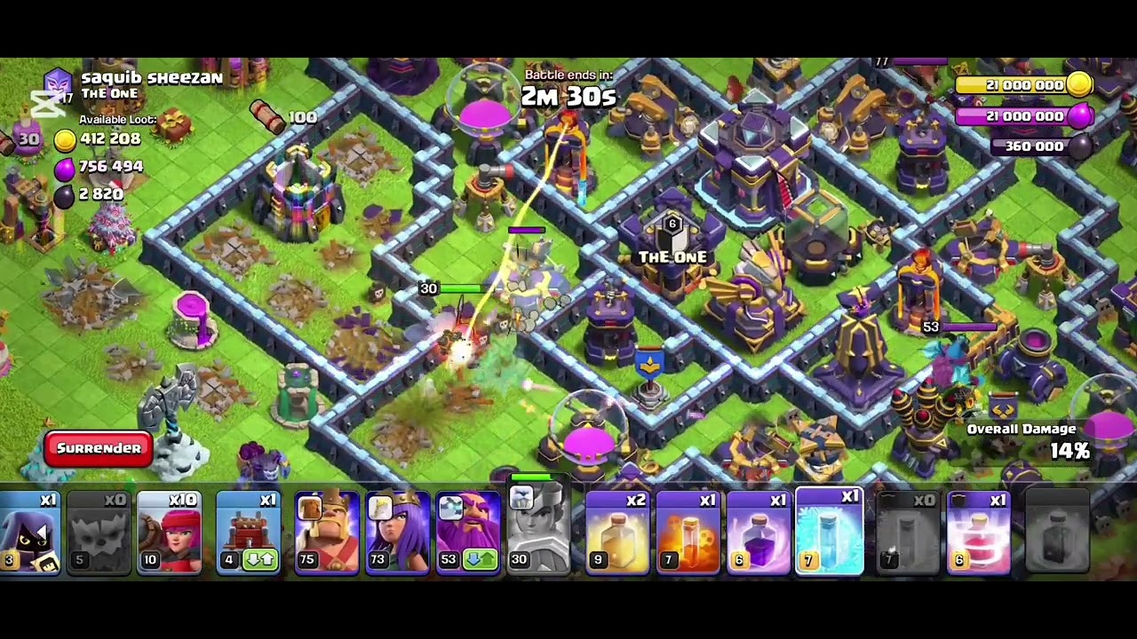 TH15-3 star with hogo gang🐷-Clash of clans 