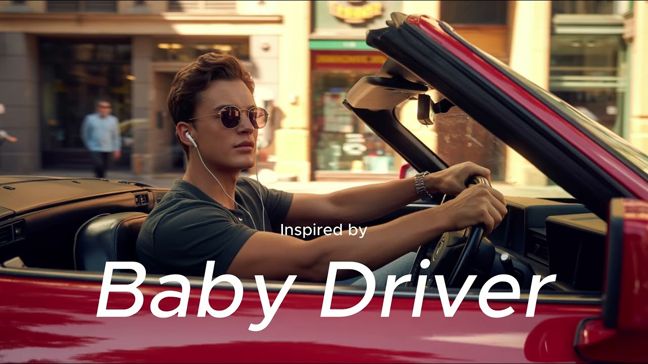 Baby Driver Inspired Soundtrack 🚗🎧 | 4K AI Music for Late-Night Drives