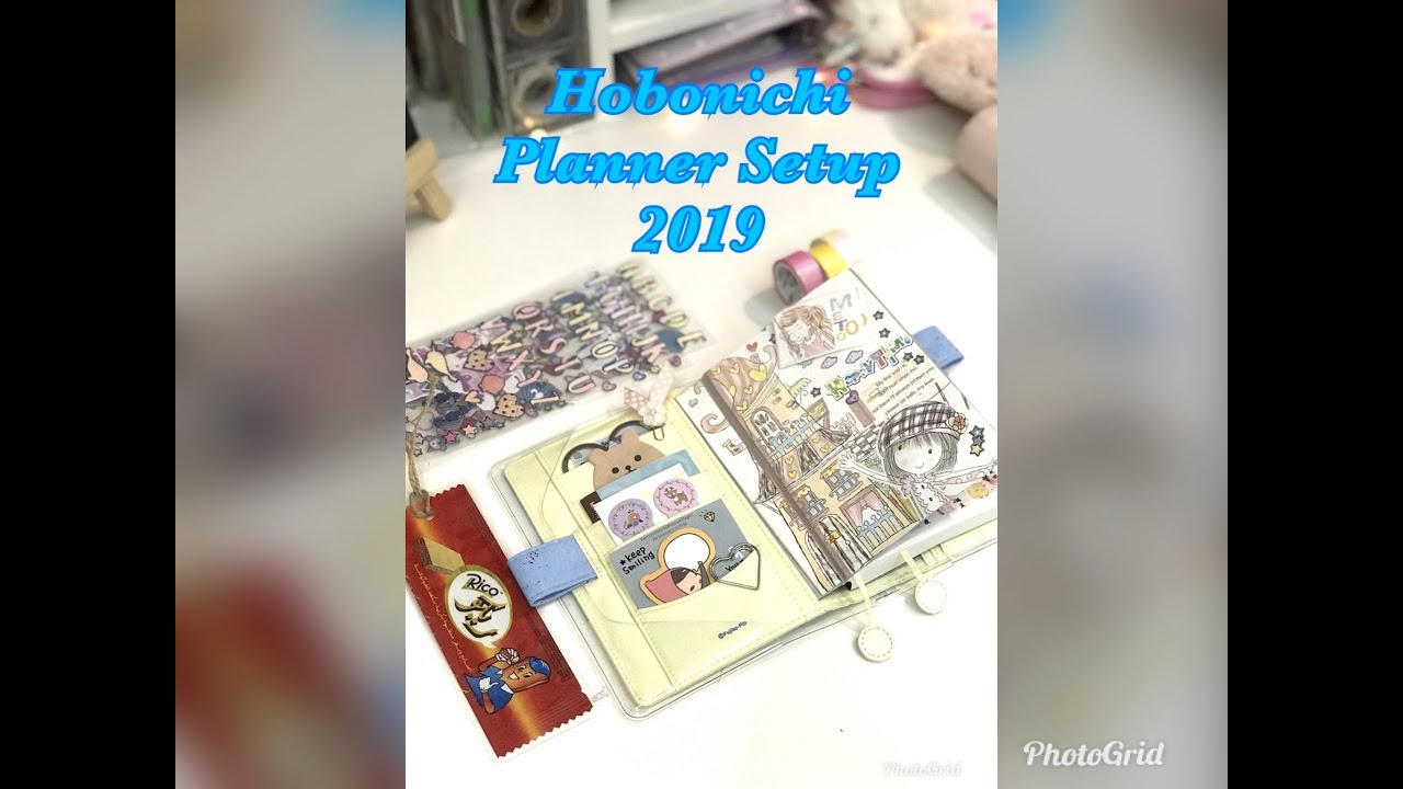 Hobonichi planner setup 2019.. تجهيز البلانر ل سنة ٢٠١٩