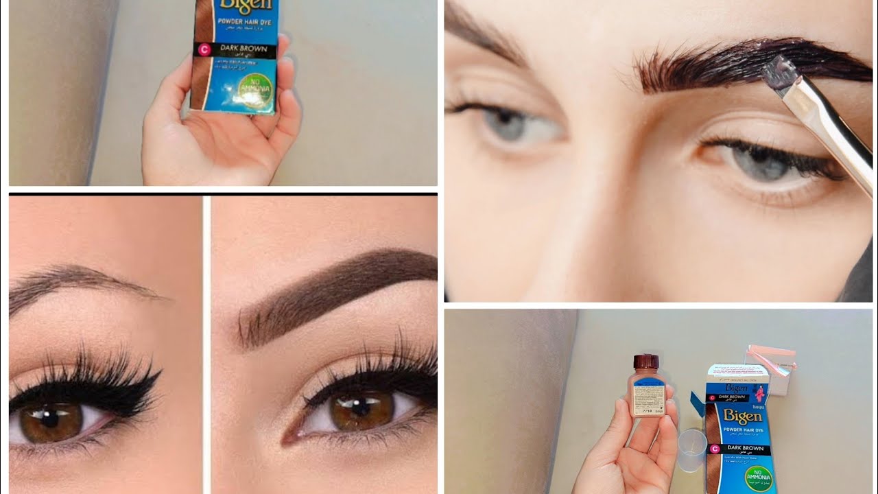 صبغي حواجبك بوحدك فدارك بحال صالونات اوغادي نوريك الفرق بين الصباغة الأصلية والمزورة 👌