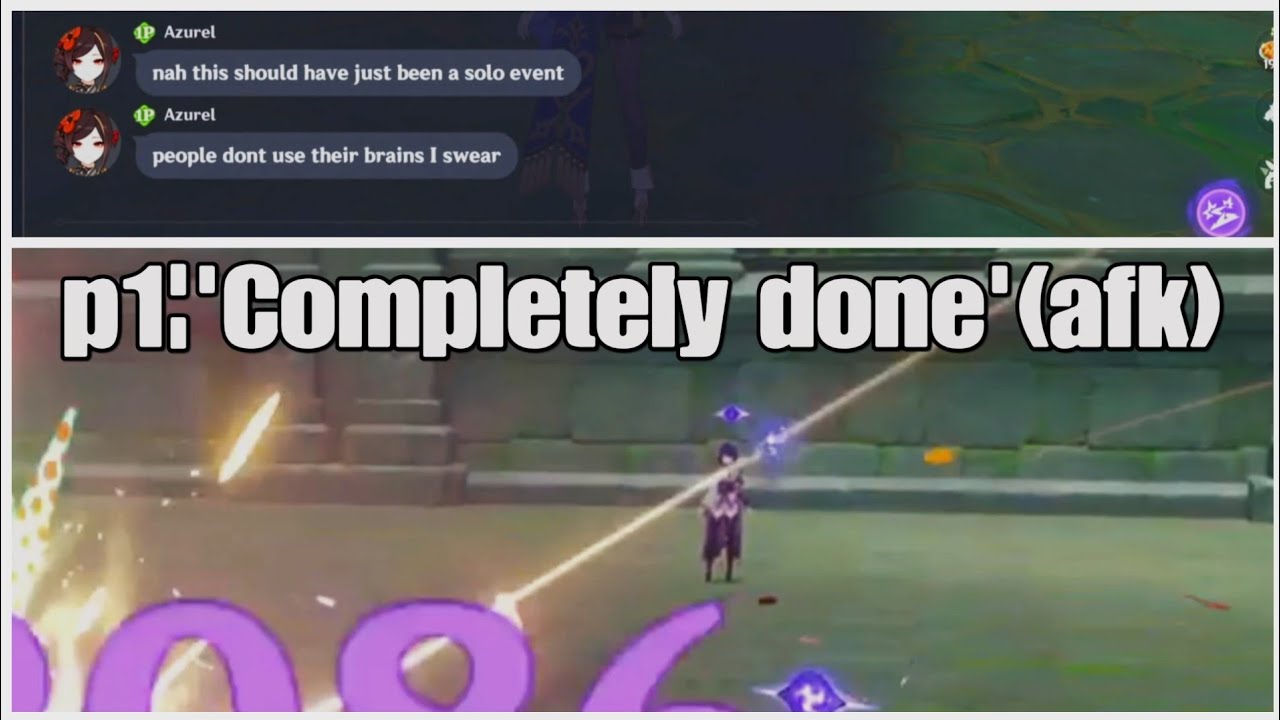 Токсичные действия игрока — Genshin Coop