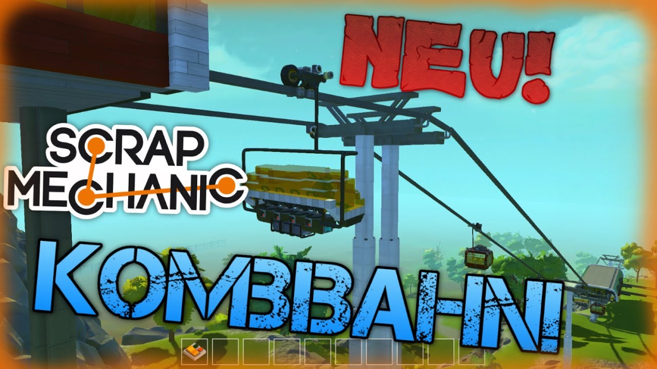 Scrap MECHANIC | Kuppelbare KOMBIBAHN [Völlig Neu] | Seilbahn mit MITTELSTATION!