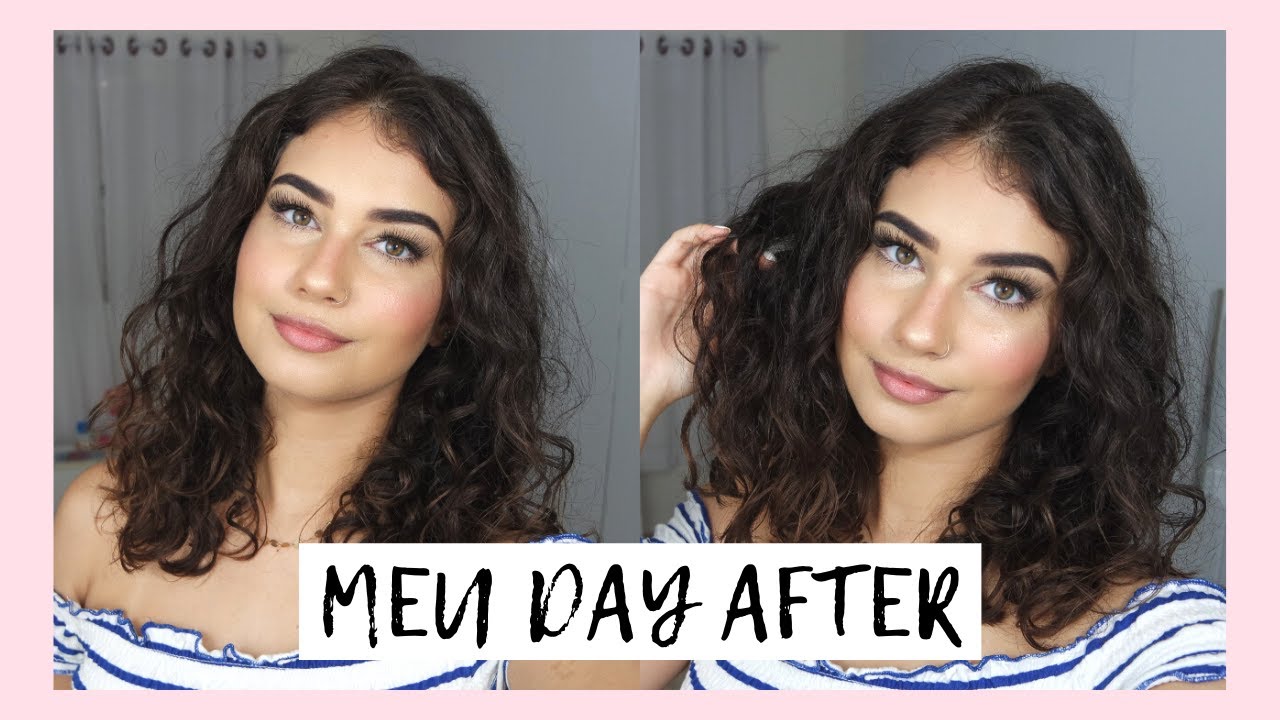 Como arrumo meu cabelo no DAY AFTER? *cabelo ondulado* | Ana Moraes