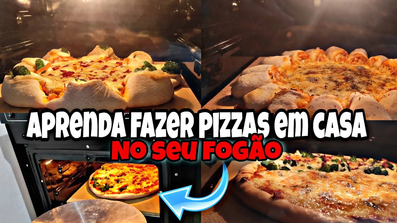 COMO FAZER PIZZA CASEIRA NO SEU FORNO FOGÃO ( #11 segredo das pizzarias)