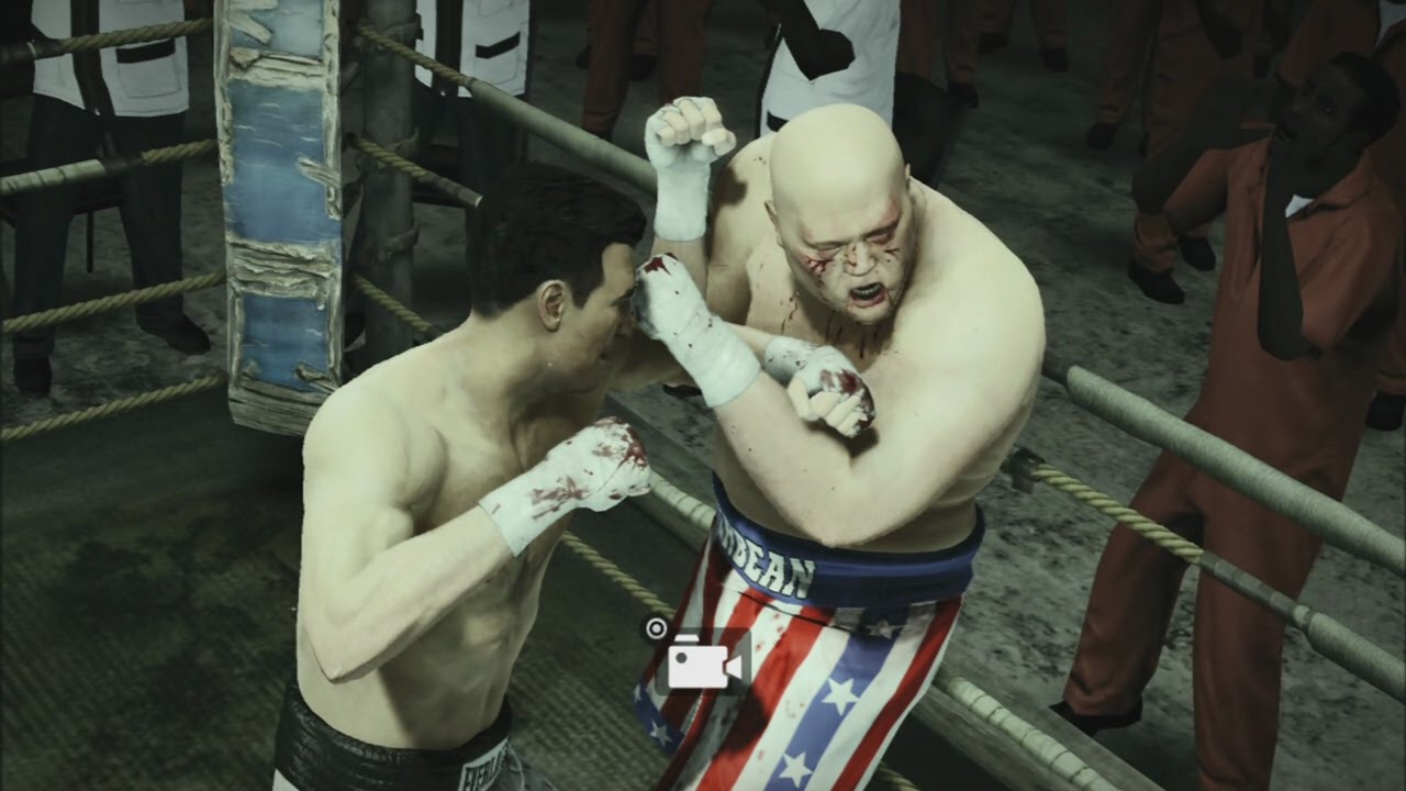 Butterbean gets owned by Rocky Marciano - Fight Night Champion - Bare knucles fight  (PS3)✔