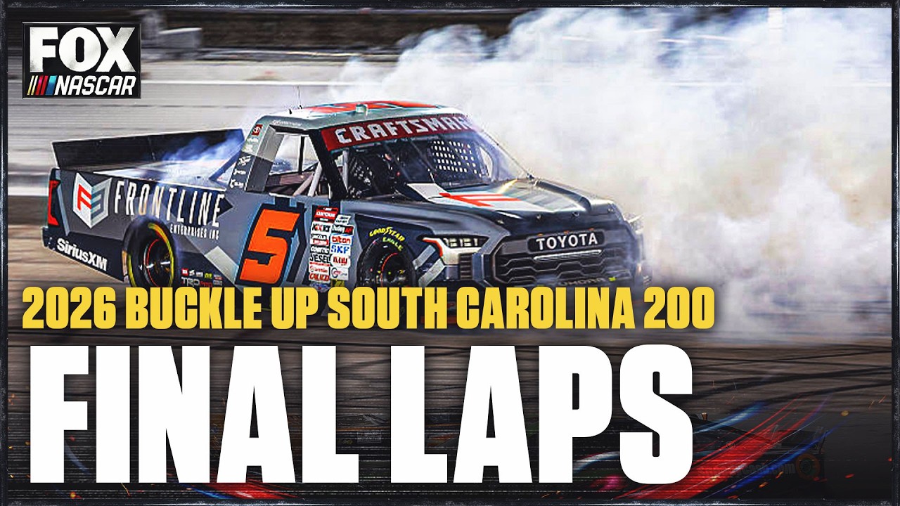 FINAL LAPS: Corey Heim takes checkered flag at Buckle Up South Carolina 200 | NASCAR on FOX
