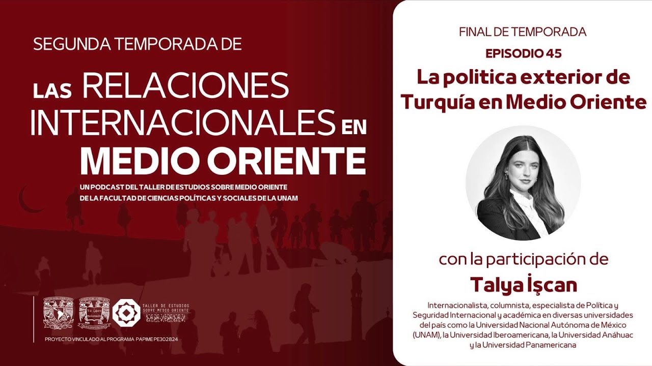 Episodio 45. La pol&iacute;tica exterior de Turqu&iacute;a en Medio Oriente - Talya İşcan