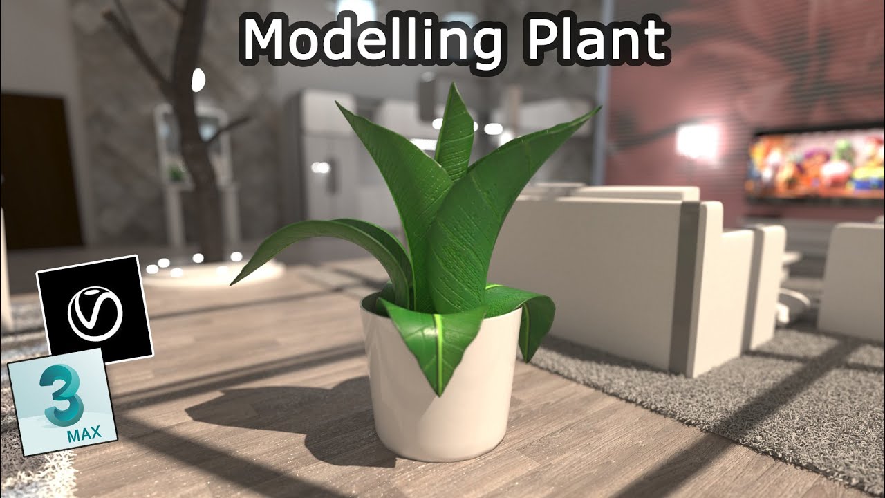 Modelling Plant Using 3DsMax