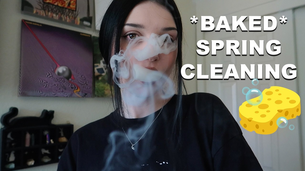 spring cleaning while super baked
