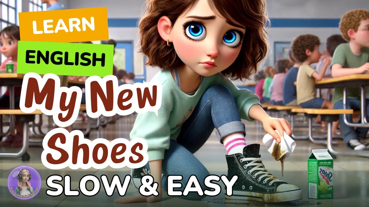 [SLOW] My New Shoes | Improve your English | Listen and speak English Practice Slow & Easy