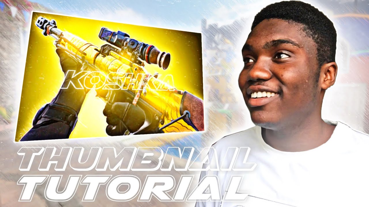 HOW TO MAKE AMAZING CODMOBILE THUMBNAILS!🤯