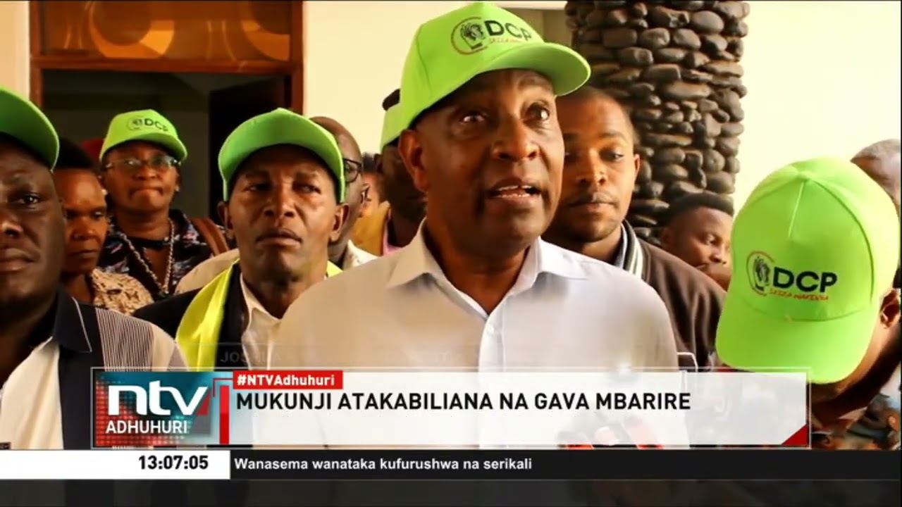 Chama cha DCP chasema Gitonga Mukunji atagombea kiti cha ugavana Embu