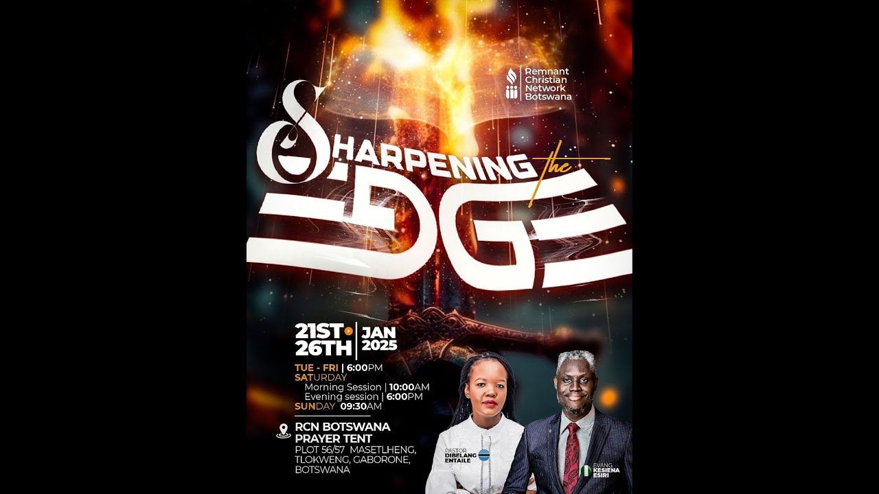 RCN BOTSWANA || SHARPENING THE EDGE || EVANG. KESIENA ESIRI