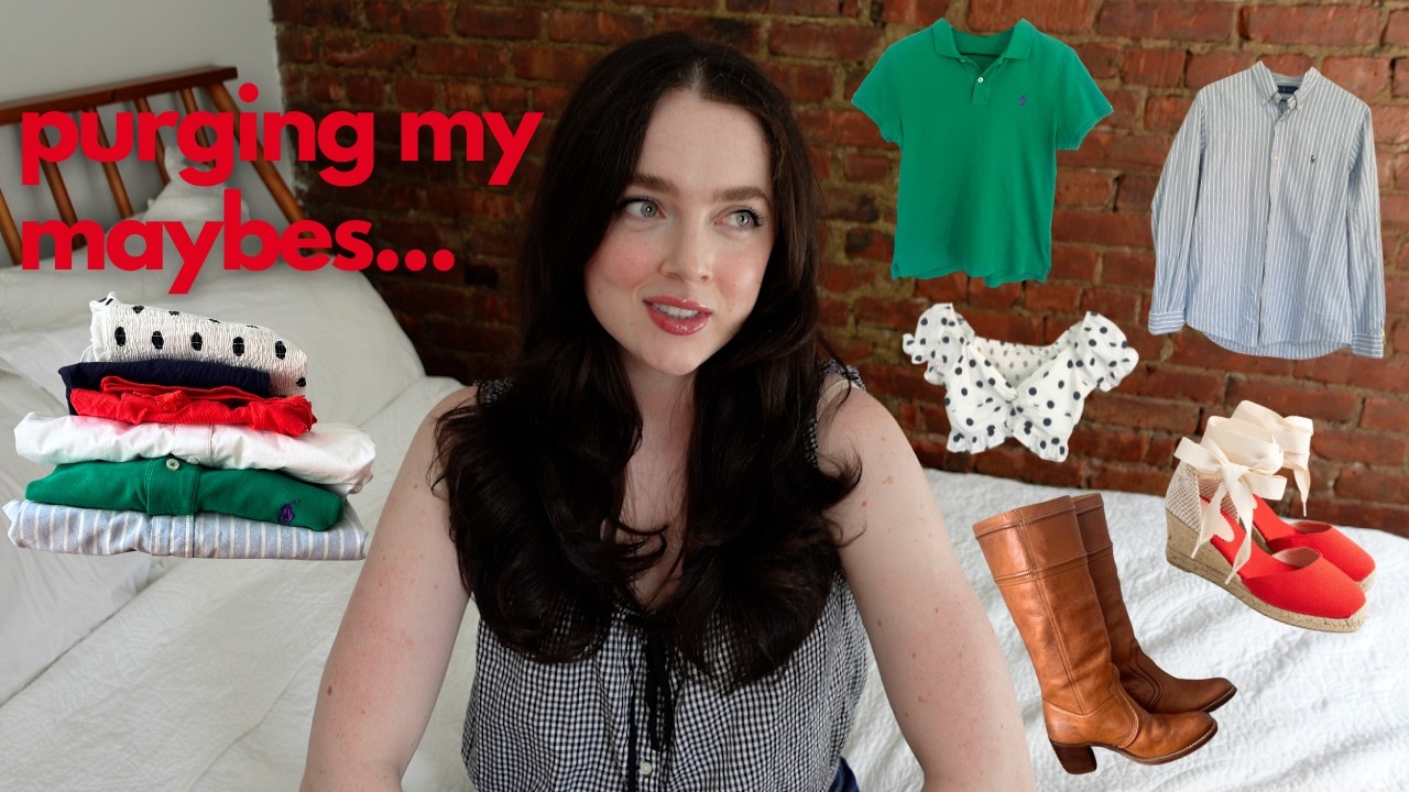 finally decluttering my maybes pile... getting rid of clothes I never wear!