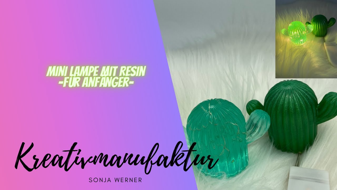 Resin/Epoxy Lampe für Anfänger