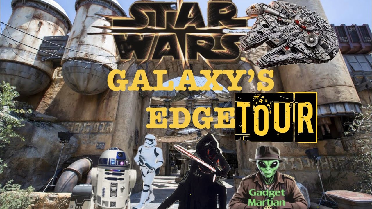 Star Wars Galaxy’s Edge Complete Walk Thru Tour Shops Rides Characters Merchandise 4K Disneyland NEW
