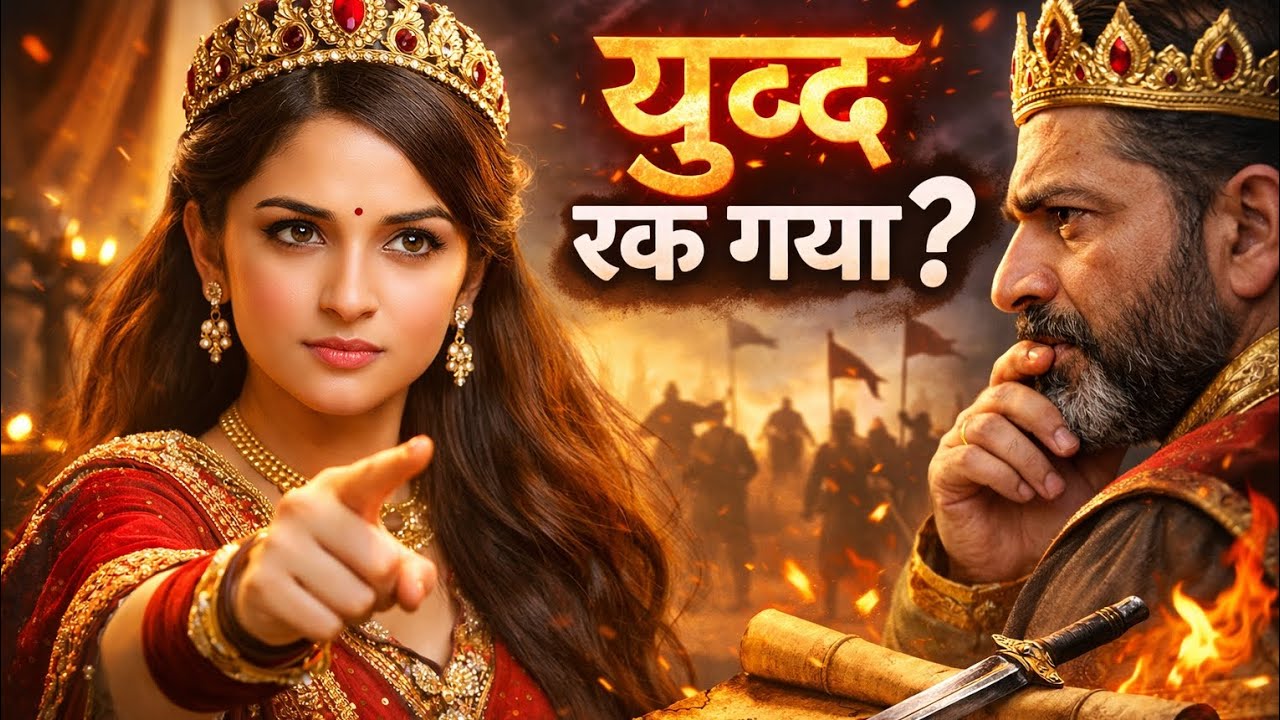 युद्ध होने वाला था… लेकिन राजकुमारी ने एक बात कह दी | Emotional Royal Story #Story #Cartoon 