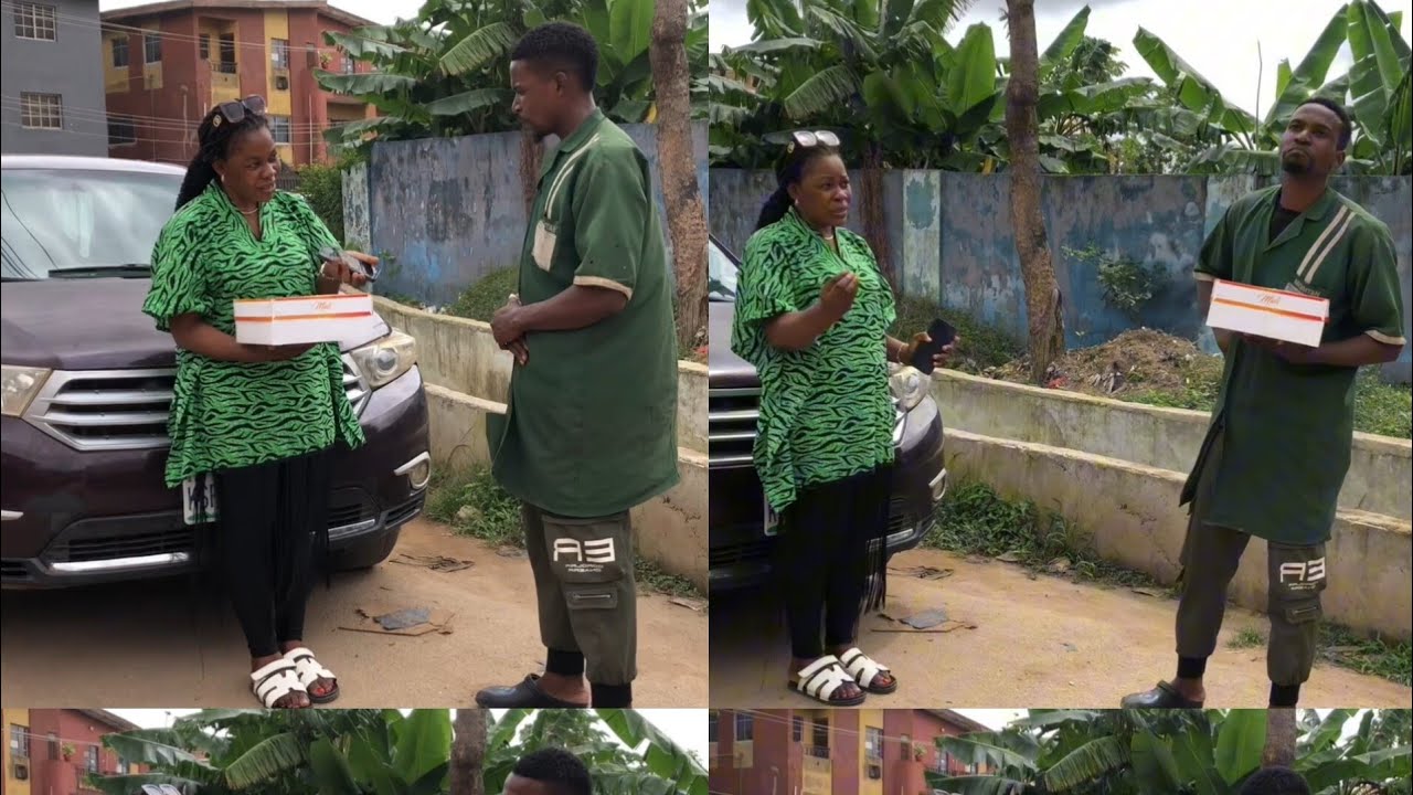 Lady came back after 5years to surprise her mechanic boyfriend who sponsored her to the UK, s@dly
