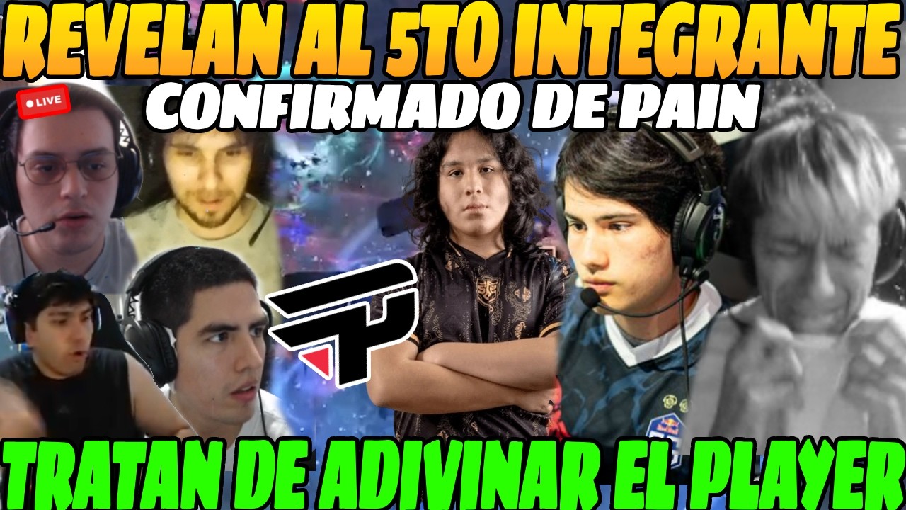 😲TREMENDA FUL3RA😲REVELAN el 5to JUGADOR de PAIN GAMING, Matthew Kingteka Benjaz Tratan de ADIVINAR😲