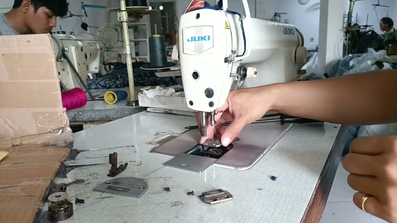 Cara ganti dan seting rotari mesin jahit juki