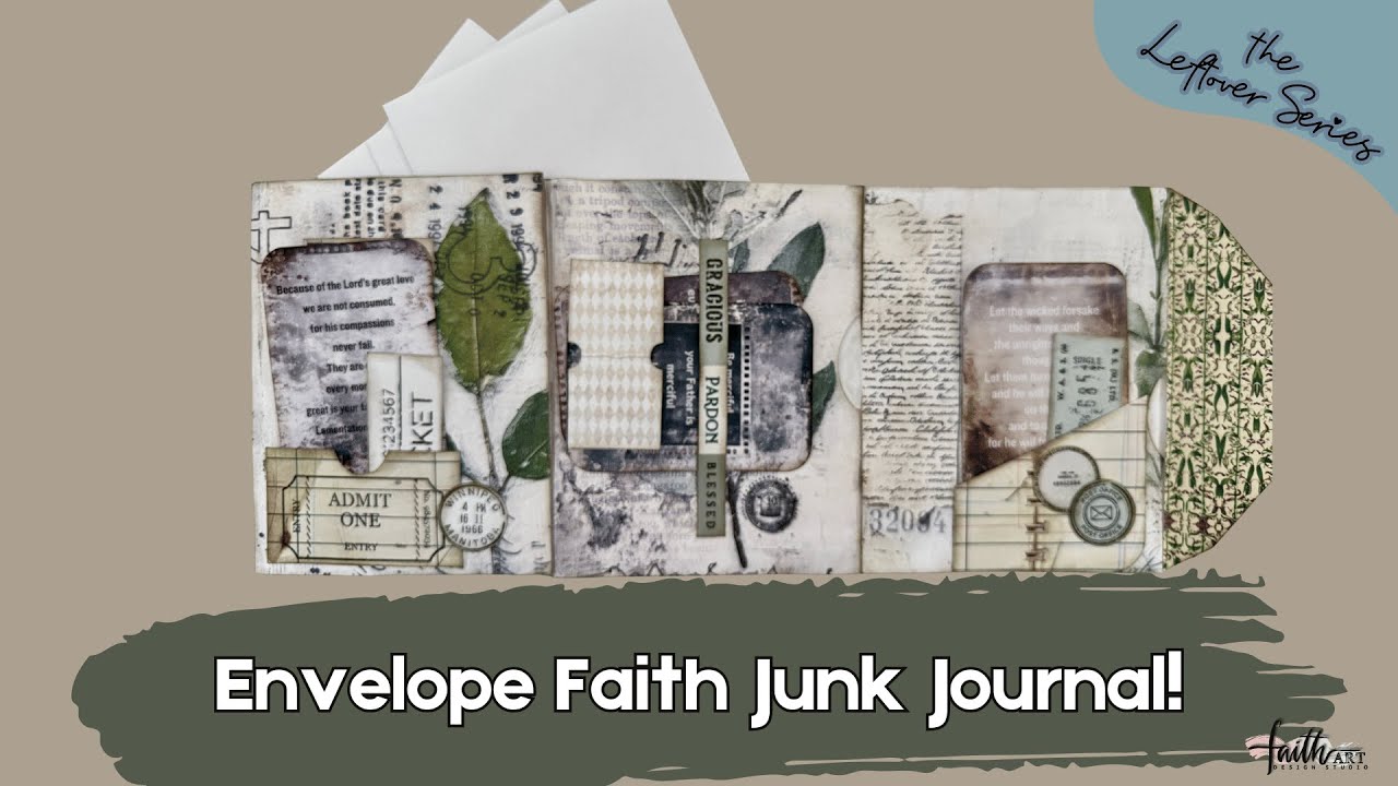 Turn 4 Envelopes into a Pocket Faith Journal! 