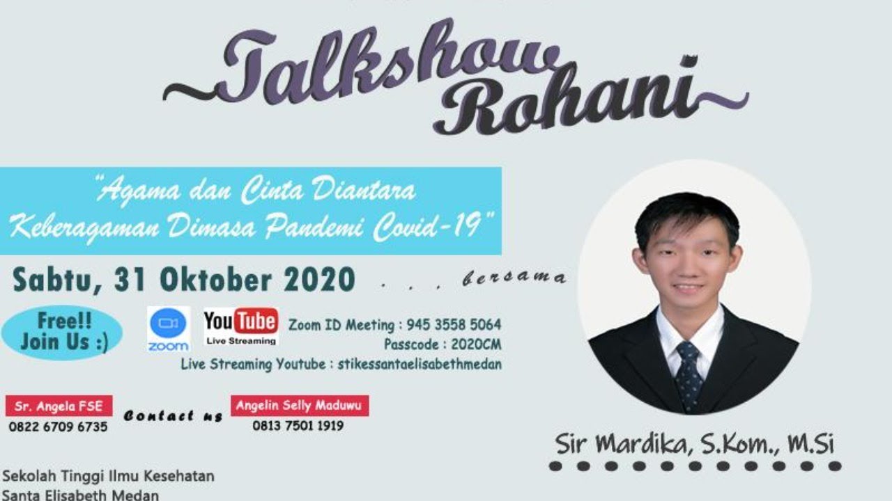 \TALKSHOW ROHANI KMK STIKES SANTA ELISABETH MEDAN